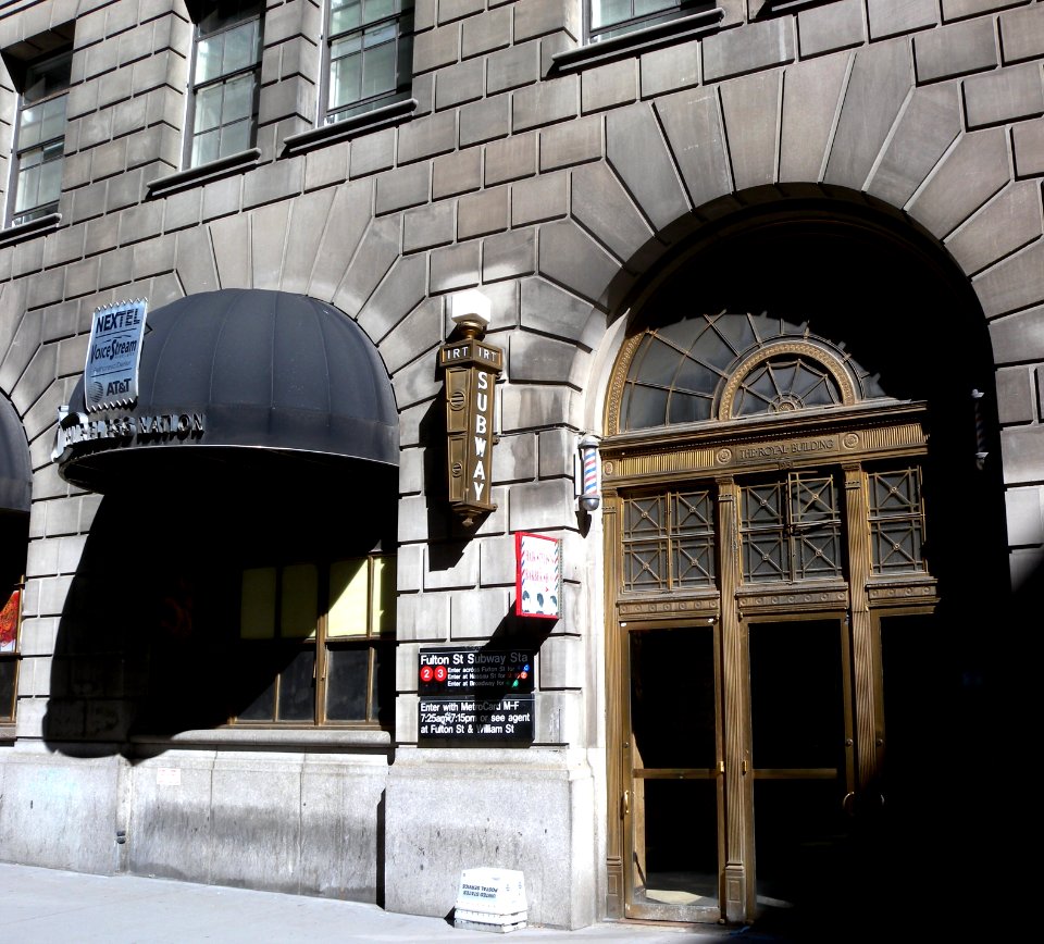 Royal Bldg Fulton subway jeh