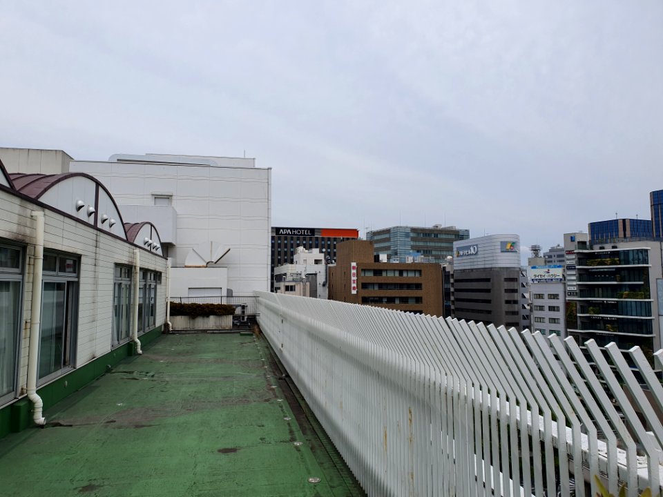 Roof of Ōmori Station