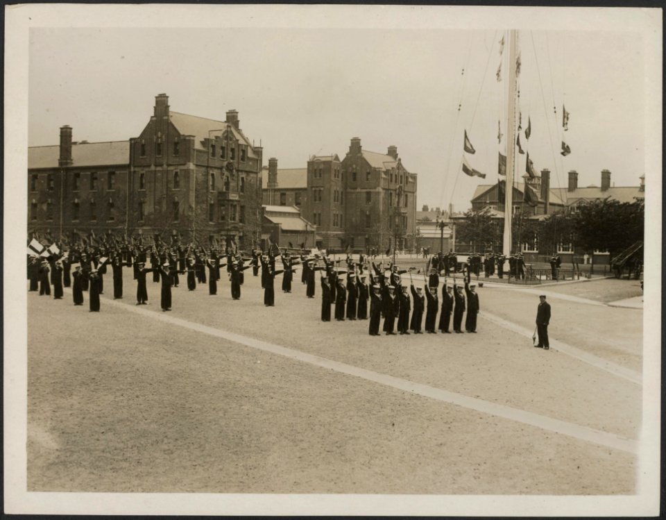 Royal naval barracks (Portsmouth). The class of Signallers, Bestanddeelnr 158-2708