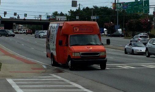 Royal Bus Lines bus, Buford Highway, July 2016