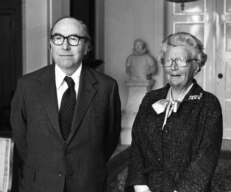 Roy Jenkins and Juliana of the Netherlands 1977