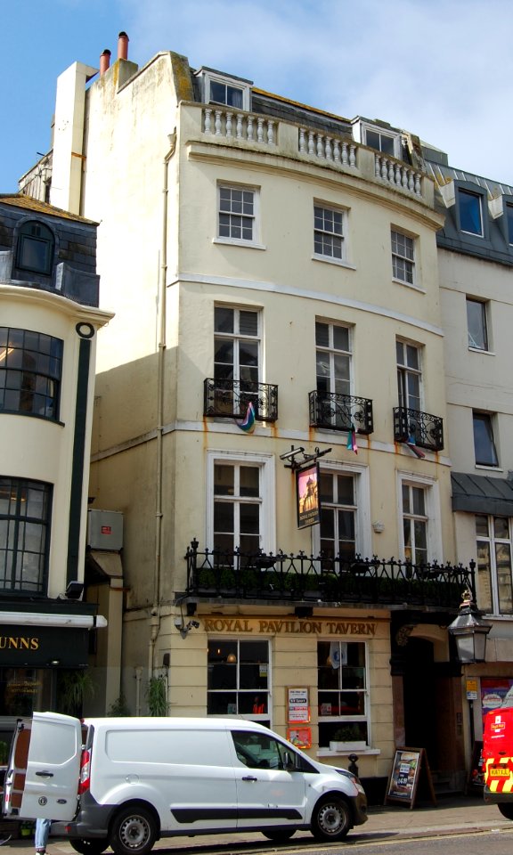 Royal Pavilion Tavern, 7–8 Castle Square, Brighton (NHLE Code 1380055) (May 2018)