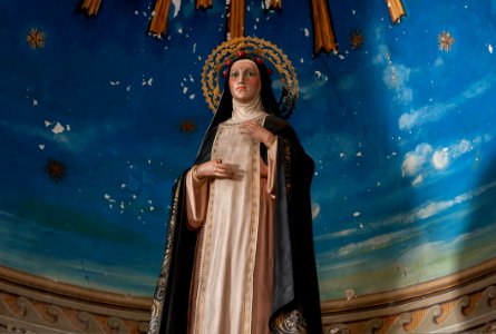 Rosa de Lima en la Basílica de la Chiquinquira