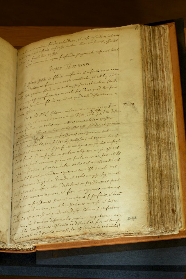 Royal Society - Isaac Newton’s Philosophiae Naturalis Principia Mathematica manuscript 2
