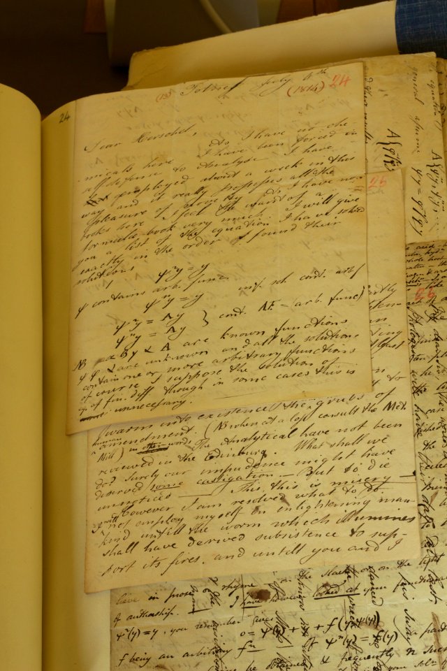 Royal Society - John Frederick William Herschel correspondence 1