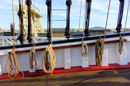 Ropes, C.A. Thayer (ship, 1895) - Hyde Street Pier - San Francisco, CA - DSC02161