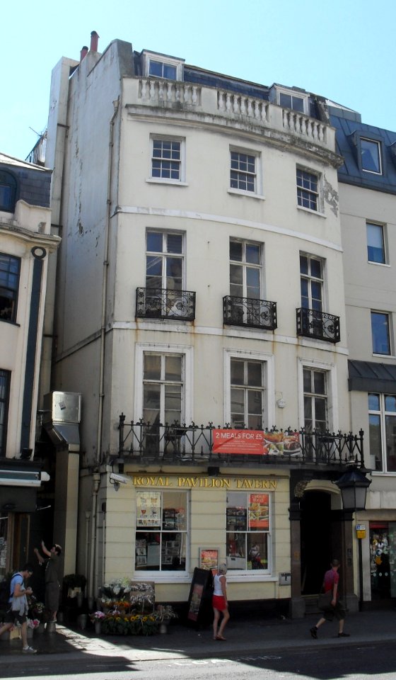 Royal Pavilion Tavern, 7–8 Castle Square, Brighton (NHLE Code 1380055) (June 2010)