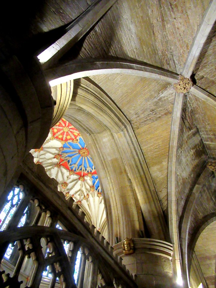 Roof of North aisle, Tewkesbury Abbey