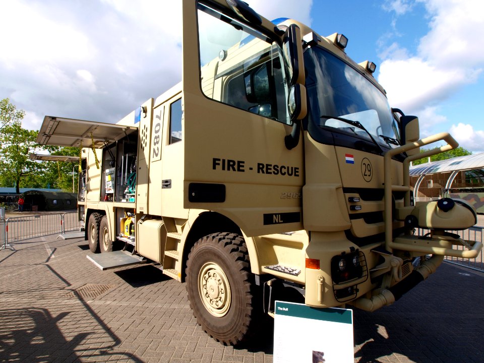 Royal Netherlands Air Force Mercedes Actros 2965 Rosenbauer The Bull photo2