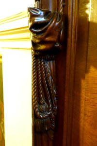 Rope detail, carved wood - Kingston Lacy - Dorset, England - DSC03679