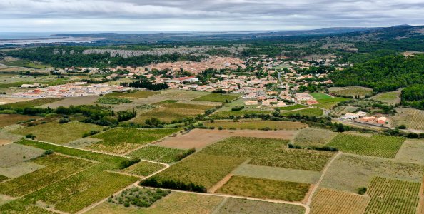 Roquefort-des-Corbières aerial
