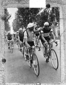 Ronde van Italie. Wim van Est met Bartali en Van Breen, Bestanddeelnr 905-7244