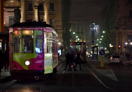 People trip transport