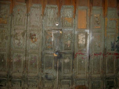 Roofed Bazaar of Nishapur (Bazaar e Sarpushideh-souq)- wooden door 04