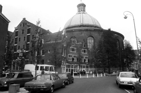 Ronde Lutherse Kerk gerestaureerd exterieur gezien vanaf Kattegat, Bestanddeelnr 928-1705
