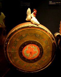 Rooster clock - National Museum of Nature and Science, Tokyo - DSC07242