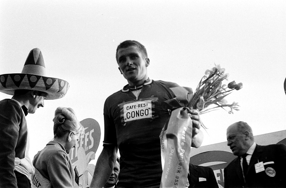Ronde van Nederland, finish te Doetinchem, Bart Zoet in de groene trui, Bestanddeelnr 917-7655