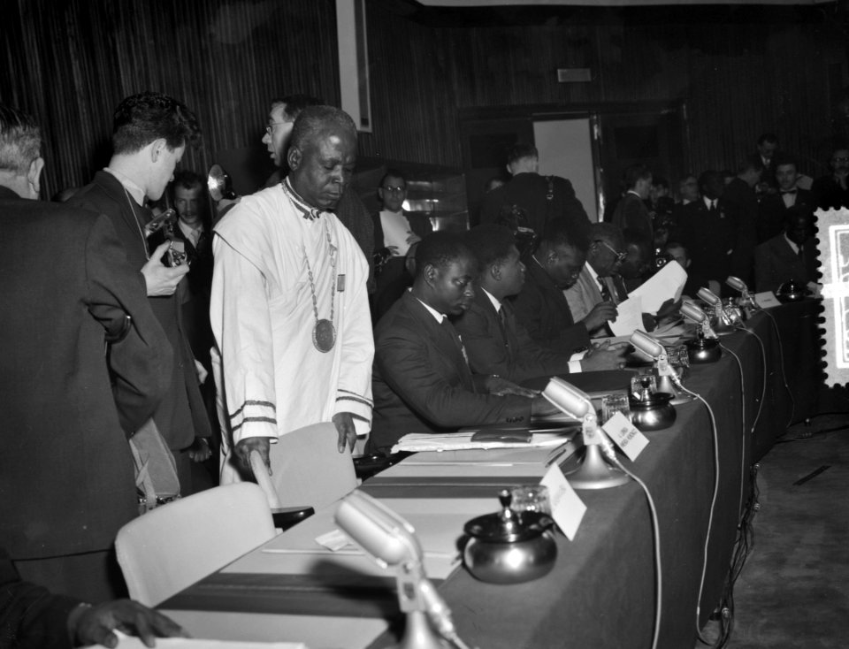 Ronde Tafel Conferentie te Brussel Congo, Bestanddeelnr 910-9592