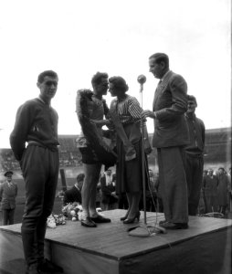 Ronde van Nederland , Piet Haan , Arie Voorting, Bestanddeelnr 907-1073