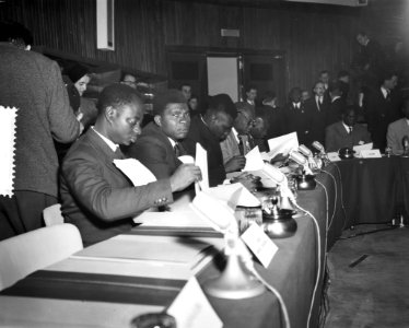 Ronde Tafel Conferentie te Brussel Congo, Bestanddeelnr 910-9597