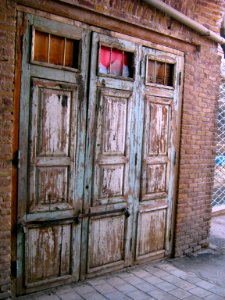 Roofed Bazaar of Nishapur (Bazaar e Sarpushideh-souq)- wooden door 08