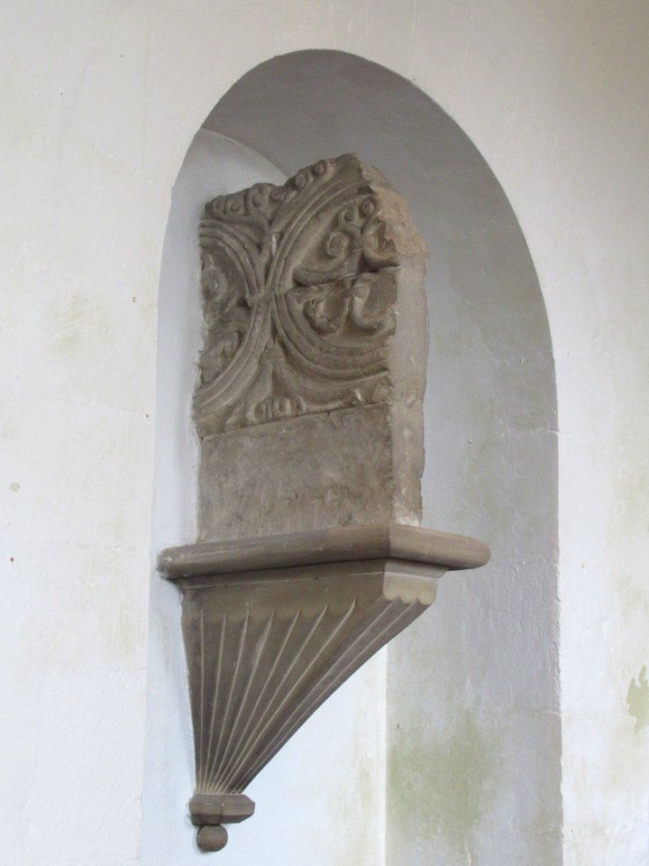 Romanesque fragment, St Mary, Sompting