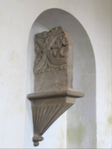 Romanesque fragment, St Mary, Sompting photo