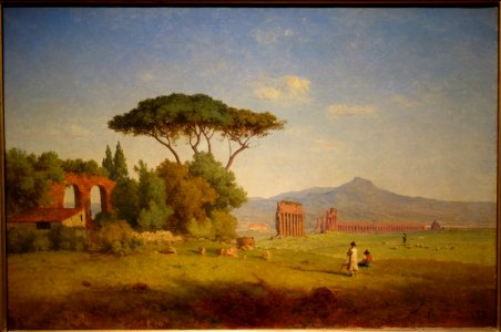 Roman Campagna by George Inness, 1858, oil on canvas - New Britain Museum of American Art - DSC09185