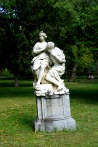 Roman Charity by Bernardino Ludovisi (Cimon and Pero) - Jardim Botânico Tropical - Lisbon, Portugal - DSC06627