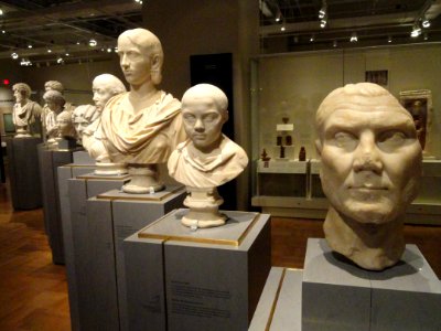 Roman busts - Royal Ontario Museum - DSC09776