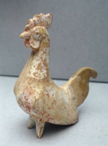 Rooster, Boetia, c. 500 BC, terracotta, H 5280 - Martin von Wagner Museum - Würzburg, Germany - DSC05712