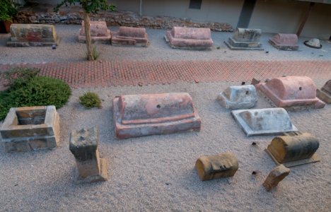 Roman graves in Barcelona