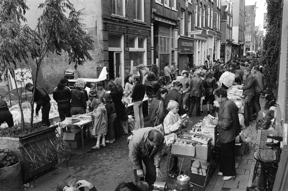 Rommelmarkten, festivals, straatbeelden, Jordaanfestival, Bestanddeelnr 931-0152