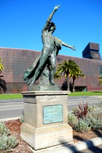 Roman Gladiator by Guillaume (Willem) Geefs, 1881 - De Young Museum, Golden Gate Park - DSC00266