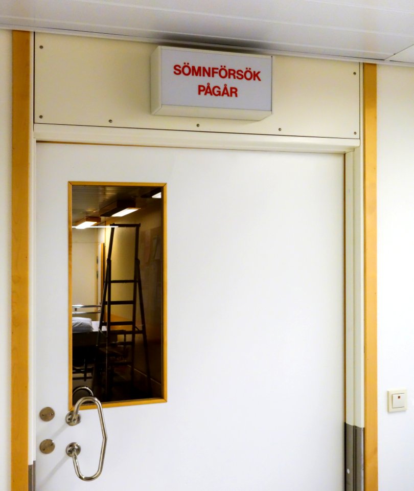 Room for sleep studies - NÄL hospital
