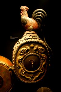 Rooster clock - National Museum of Nature and Science, Tokyo - DSC07241