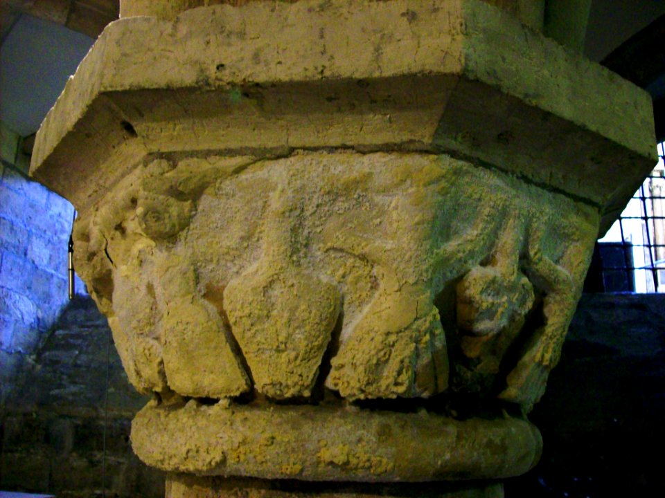 Romanesque capital, York 2