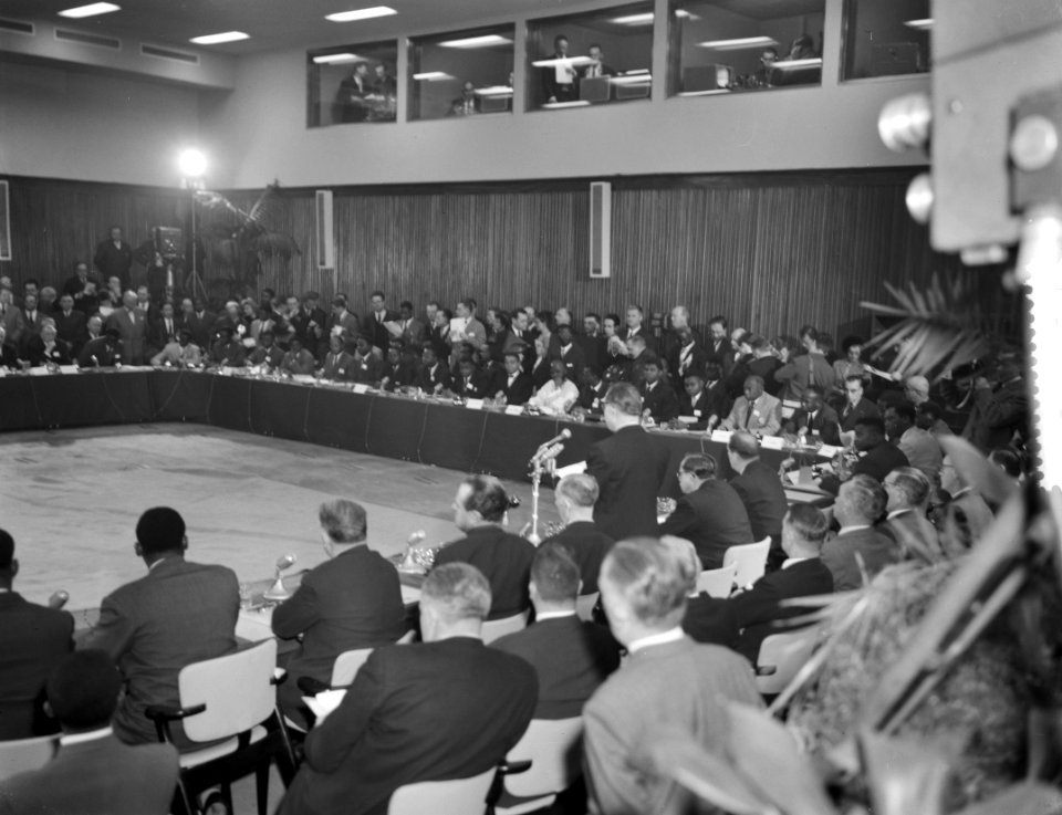 Ronde Tafel Conferentie te Brussel Congo, Bestanddeelnr 910-9593