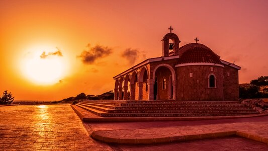 Afternoon dusk ayios epifanios photo