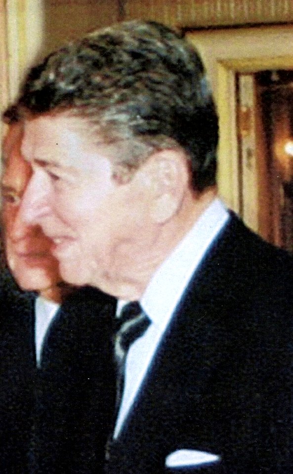 Ronald Reagan at the first Producers Guild of America's "Golden Laurel Awards"