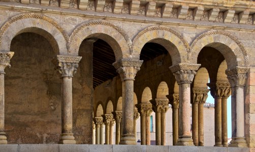 Romanesque walkway San Martin Segovia