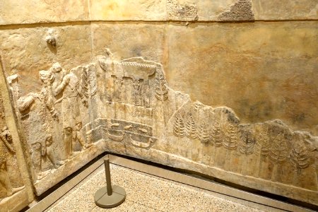 Room 7 relief 5 - Palace of Sargon II, Khorsabad, Neo-Assyrian period, 721-705 BC, alabaster - Oriental Institute Museum, University of Chicago - DSC07630