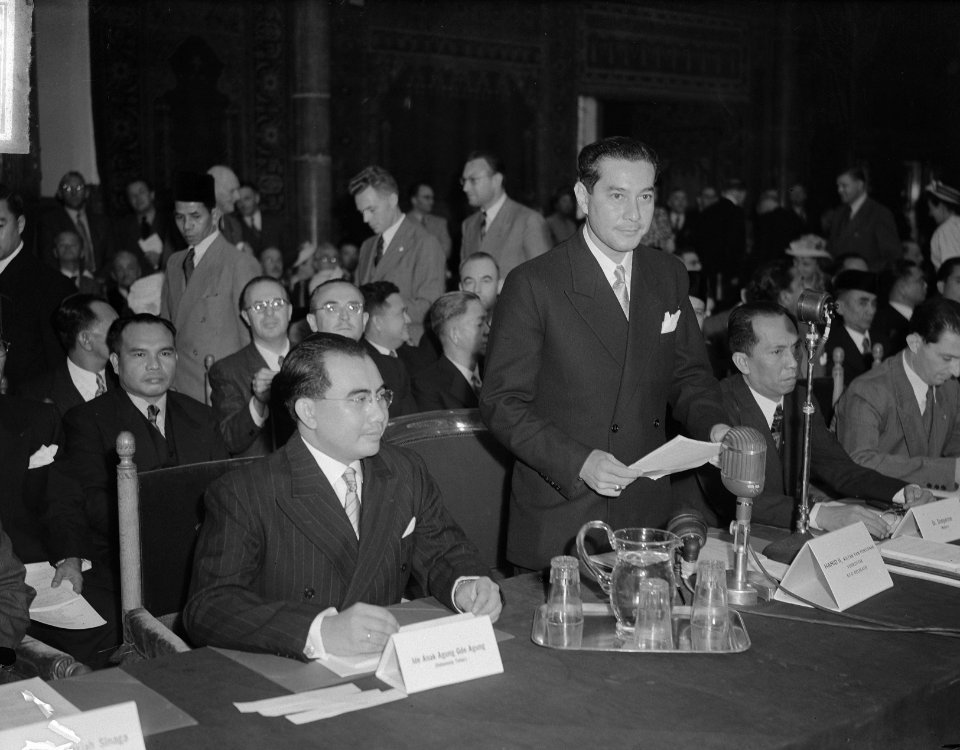 Ronde Tafel Conferentie , rede Sultan Hanid II, Bestanddeelnr 903-5621