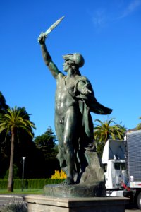 Roman Gladiator by Guillaume (Willem) Geefs, 1881 - De Young Museum, Golden Gate Park - DSC00138