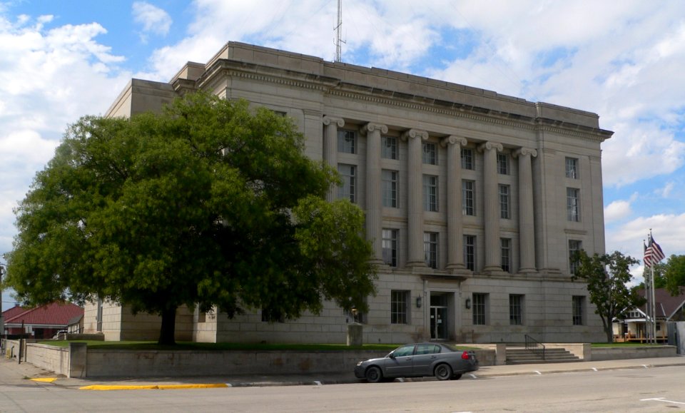 Rooks County, Kansas courthouse from SE 1