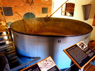 Room inside the Musée Européen de la Bière