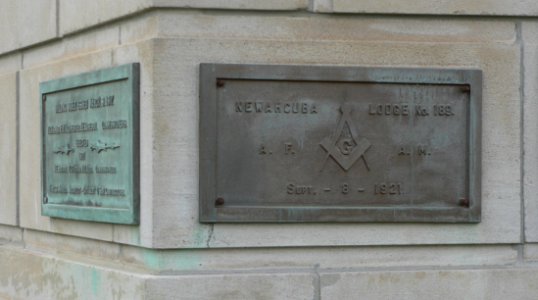 Rooks County, Kansas courthouse cornerstone 2