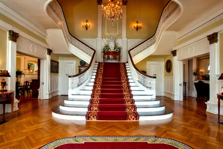 Grand staircase elegant inside photo