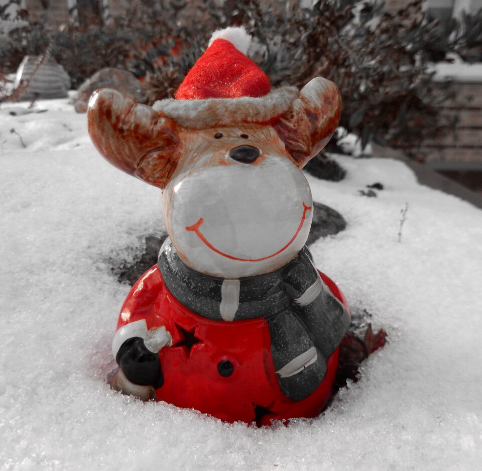 Christmas motif santa claus figure
