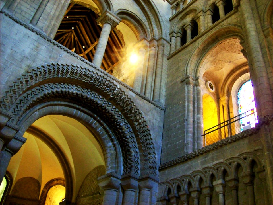 Romanesque arches, Ely